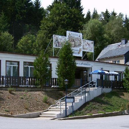 Pension Und Berggasthaus Kapellenstein Geyer Εξωτερικό φωτογραφία